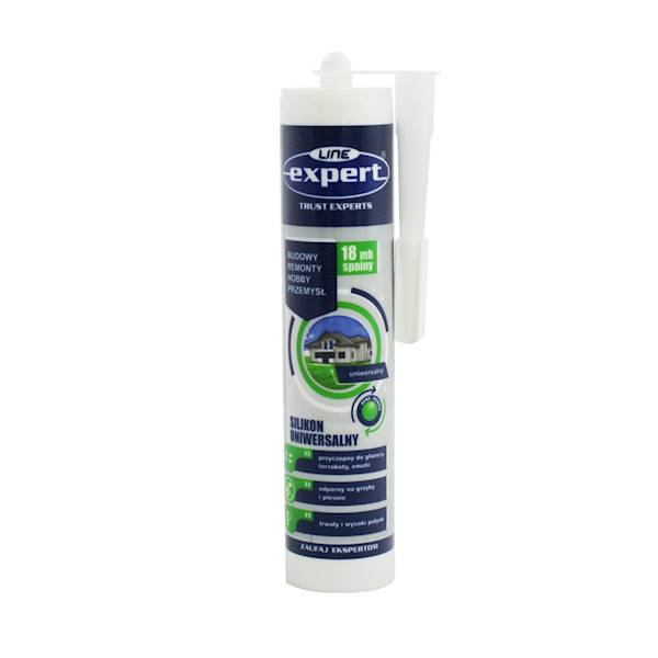 Silikon Expert LINE uniwersalny biały 300 ml
