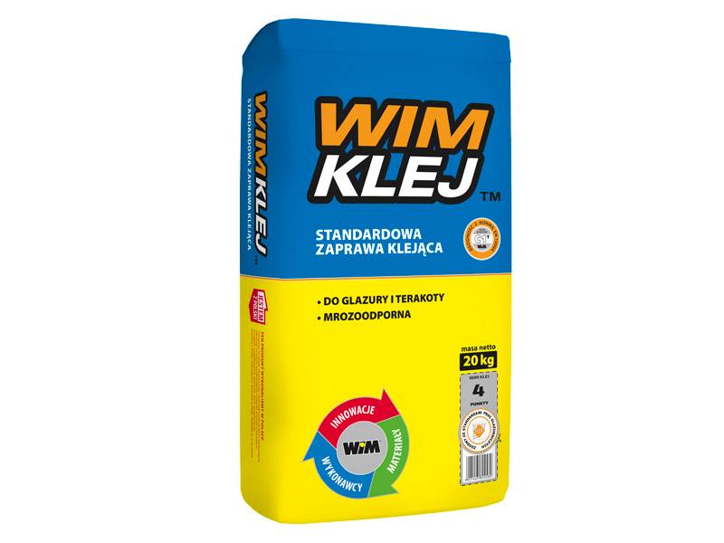 WIM KLEJ Standardowa zaprawa klejąca 20 kg