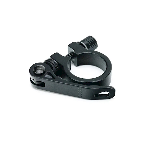 Samozamykacz obejmy siodła rowerowego czarny 31.8 mm