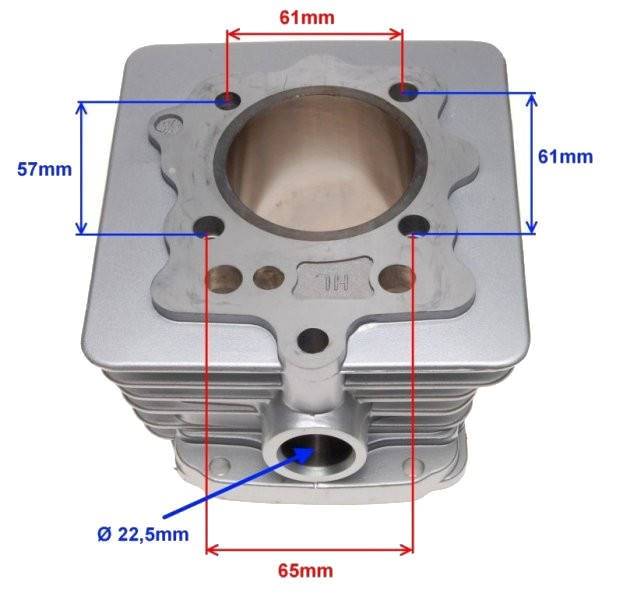 Cylinder ATV LONCINI 150 4T   62;00 