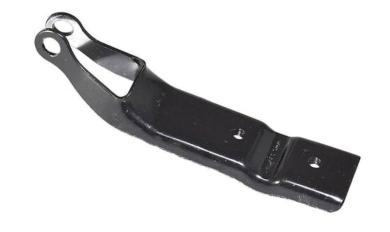 Uchwyt lampy przód rower czarny