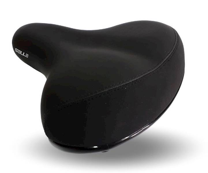 Siodełko rowerowe CITY SELLE tył Welur