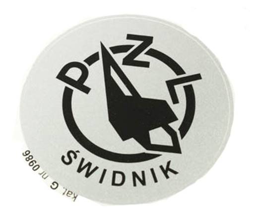 Naklejka  PZL ŚWIDNIK 