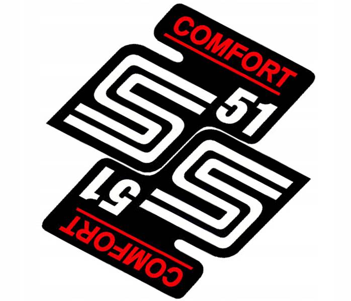 Naklejka Simson Comfort