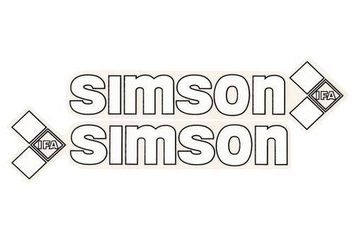 Naklejka Simson Skuter na zbiornik