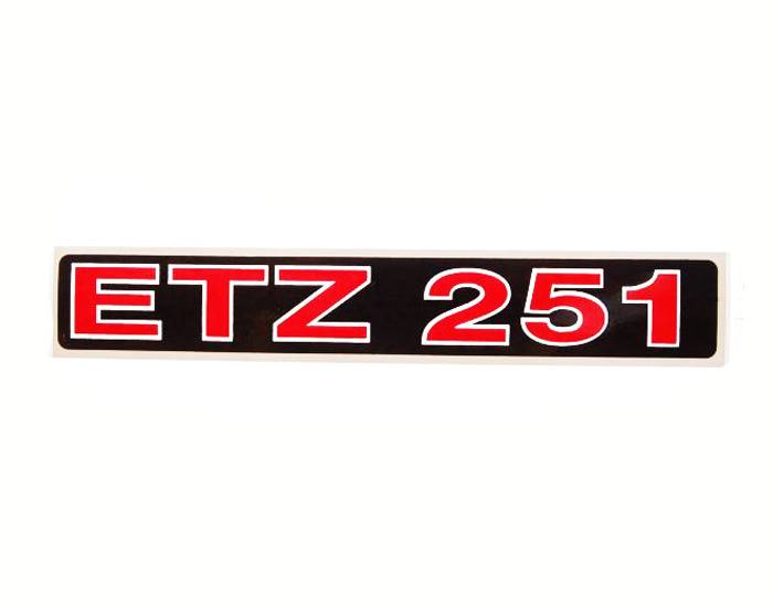 Naklejka ETZ 251 pasek