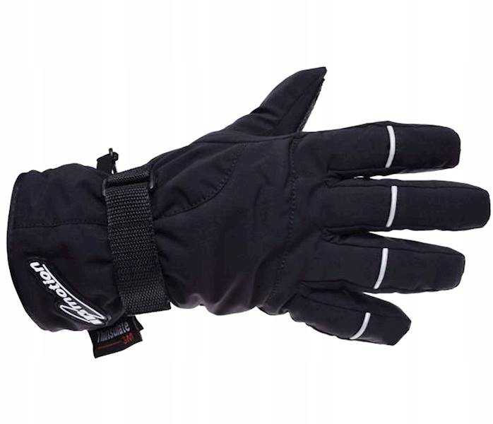 Rękawice motocyklowe zimowe gładkie   L / XL