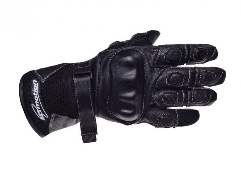 Rękawice motocyklowe wzmocnione czarne  L  /  XL