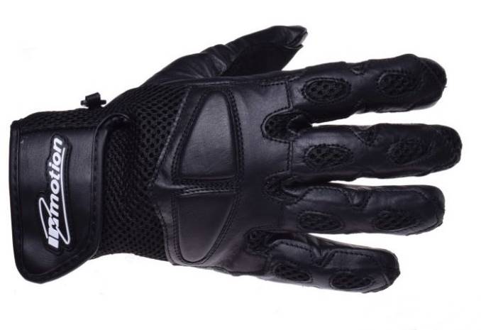 Rękawice motocyklowe czarne siatka  L  /  XL