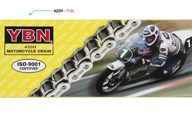 Łańcuch napędowy 112 Simson YBN 428S