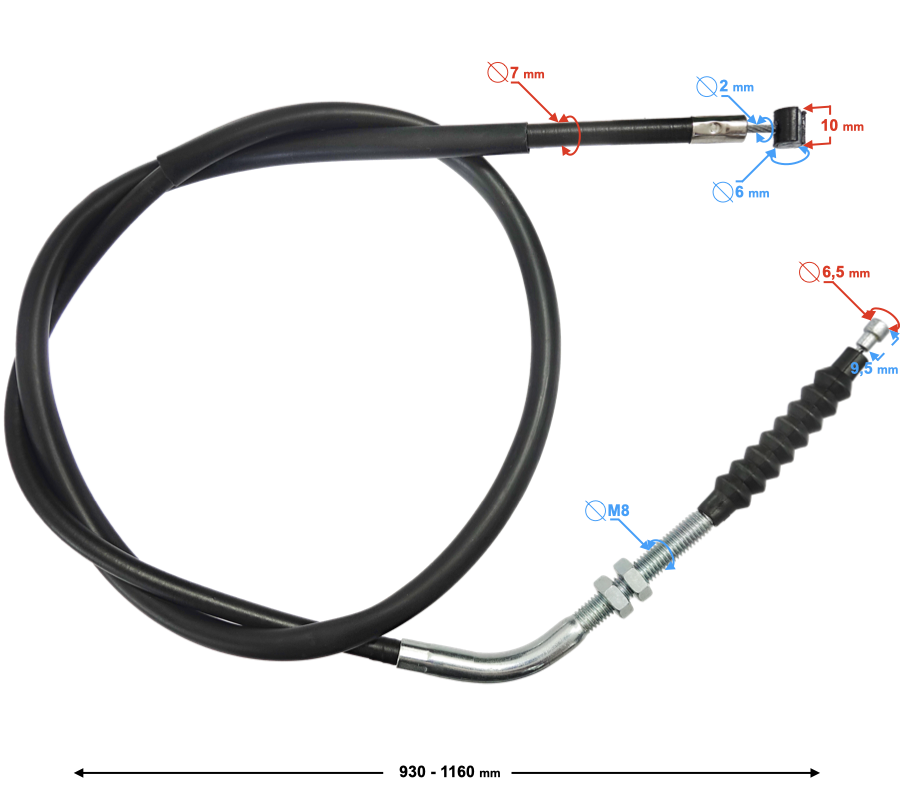 Linka sprzęgła  Classic 125cc