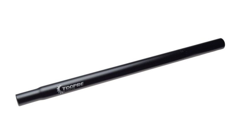Wspornik siodła aluminiowy czarny 25.4 mm L-400
