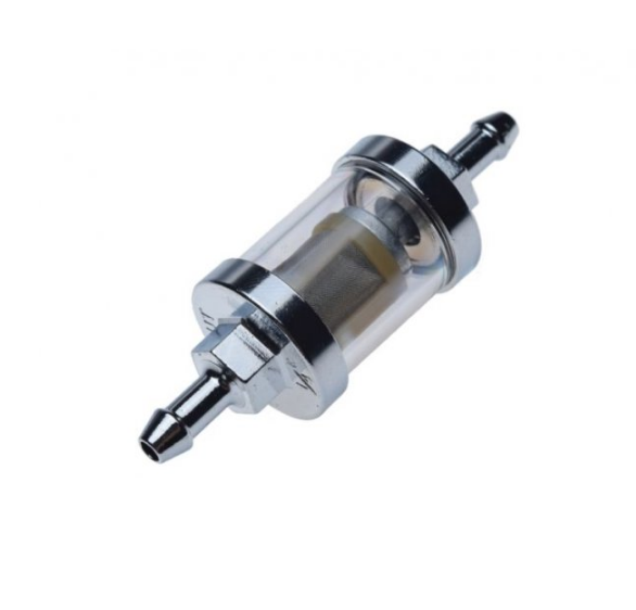 Filtr paliwa metalowy chrom 6mm