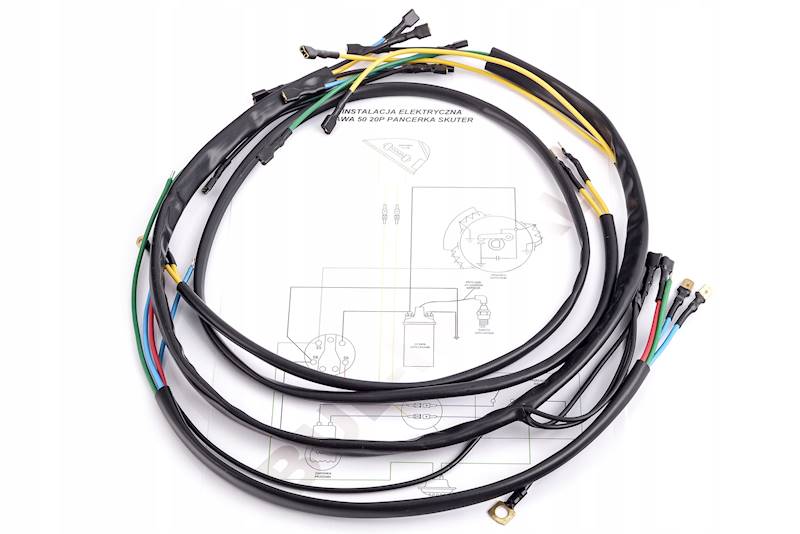 Instalacja elektryczna Jawa 50 Pancerka