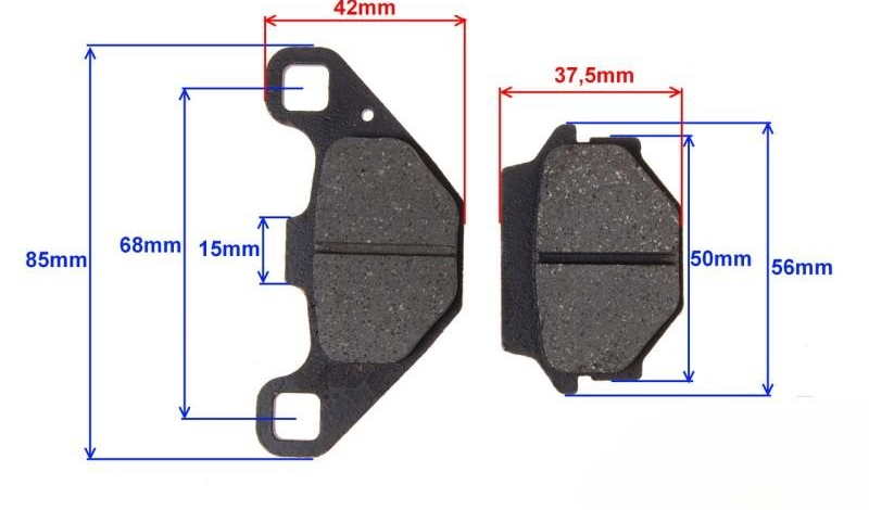 Klocki hamulcowe   VP-009   KTM    SUZUKI   TGB   APRILIA 