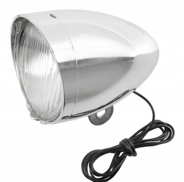 Lampa rowerowa przednia Retro na dynamo