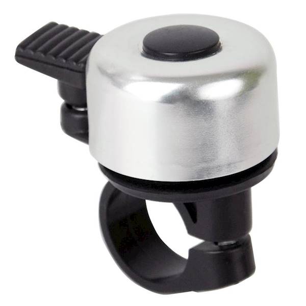 Dzwonek rowerowy mini  srebrny