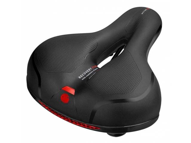 Siodełko rowerowe elastomer z odblaskiem