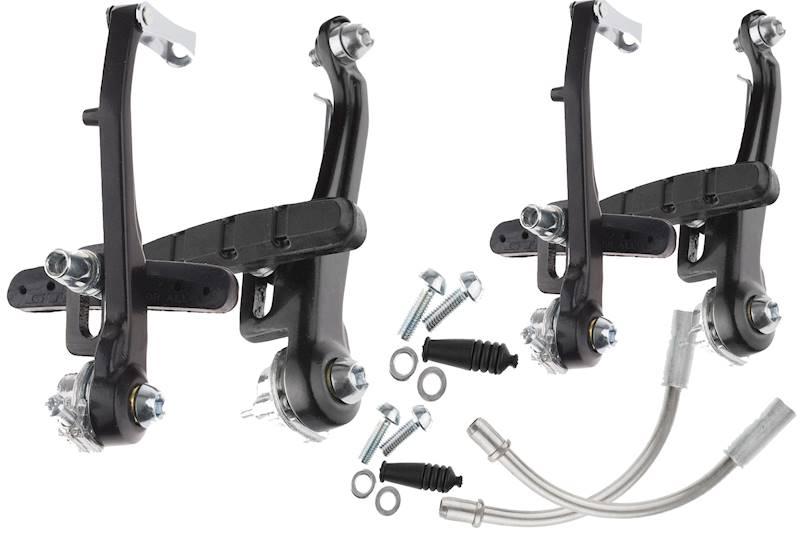 Szczęka hamulca V-brake MTB aluminiowe czarne