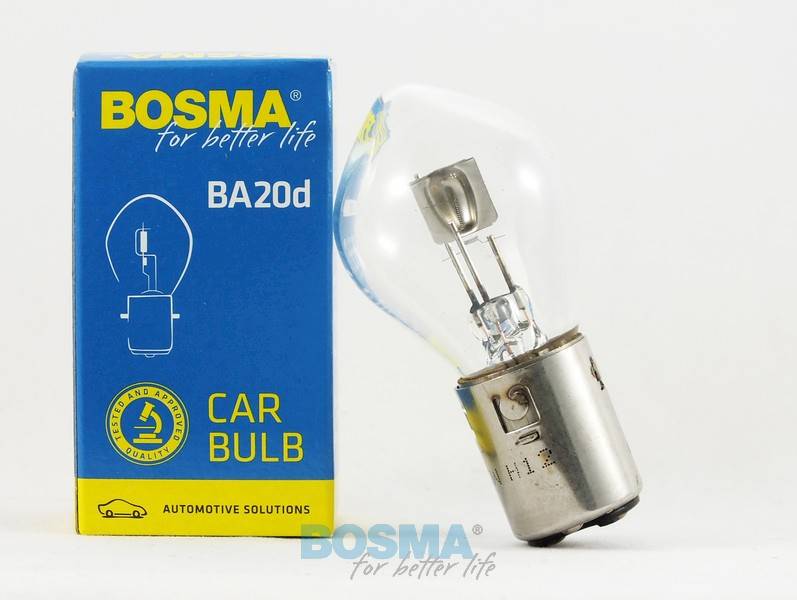 Żarówka  6V 15/15W  J-50  BA20d  Bosma