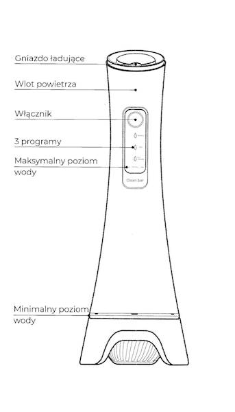 Vita-My Myjka ultradźwiękowa zielona