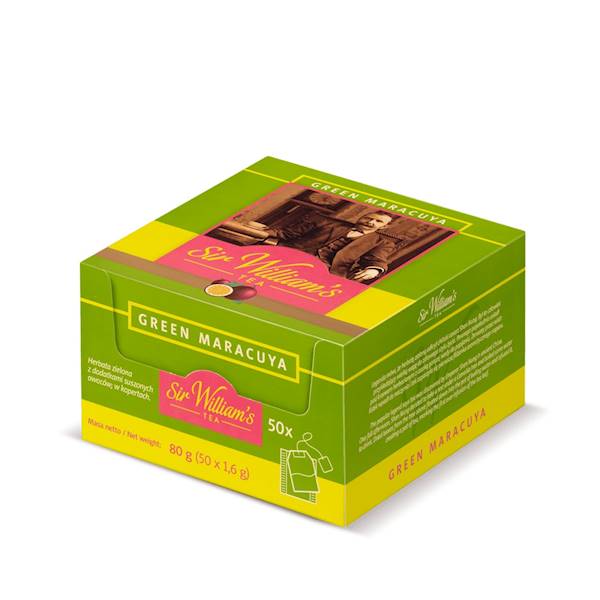 SIR WILL.TEA GREEN MARACUJA 50SZT