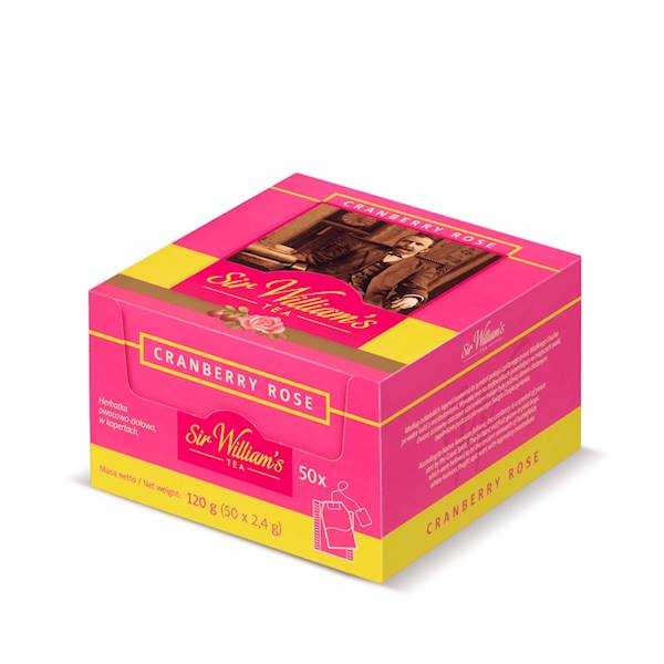 SIR WILL.TEA CRANBERRY ROSE 50SZT