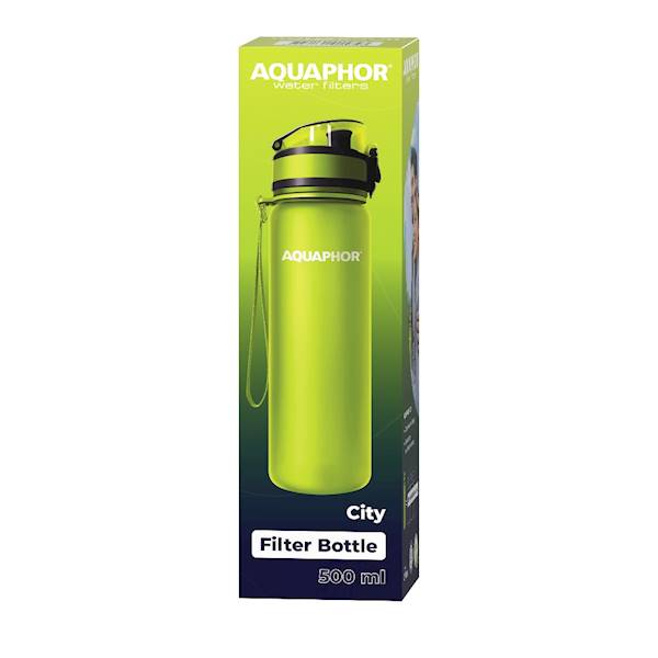 AQ butelka filtrująca City 0,5l zielona 897242 