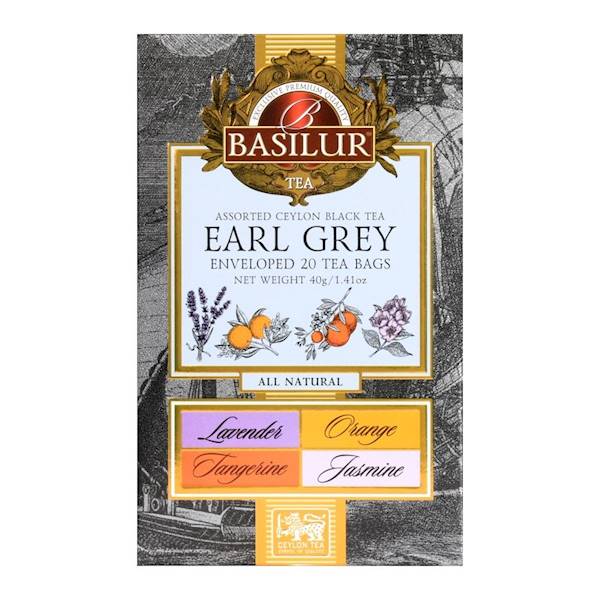 Basi.72170 Assorted Earl Grey 4 smaki 20x2g 