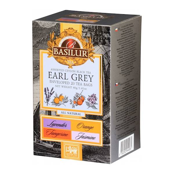 Basi.72170 Assorted Earl Grey 4 smaki 20x2g 