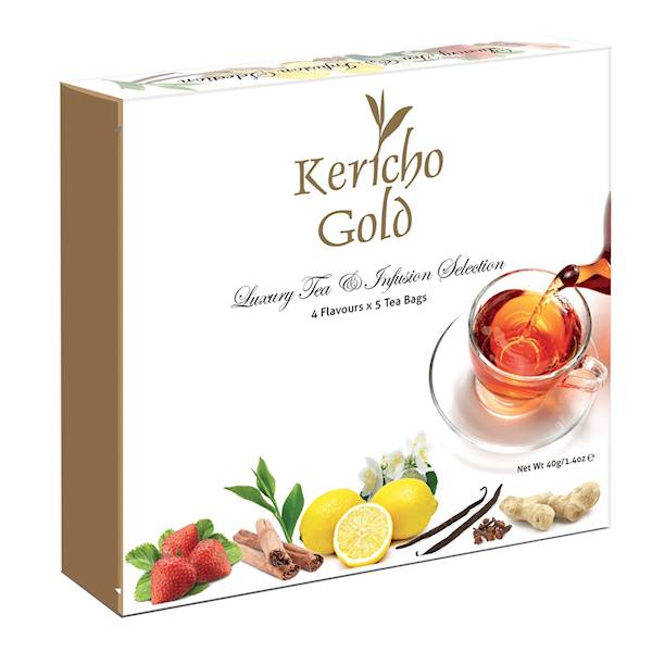 Kericho Gold bombonierka 20t. koperty