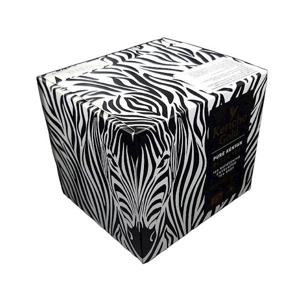 Kericho Gold herbata czarna ZEBRA 100t koperty