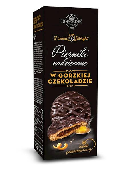 TP Pierniki nadziewane w gorzkiej czekol.150g
