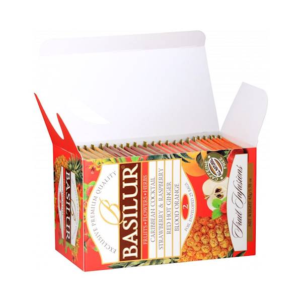Basi.71630 Assorted FRUIT INFUSIONS VOL. II 25t
