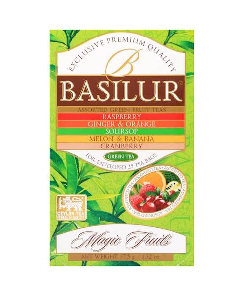 Basi.71639 Assorted GREEN FRUIT TEA 25t