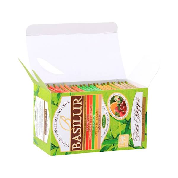Basi.71639 Assorted GREEN FRUIT TEA 25t