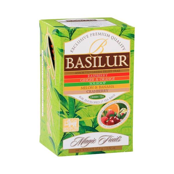 Basi.71639 Assorted GREEN FRUIT TEA 25t