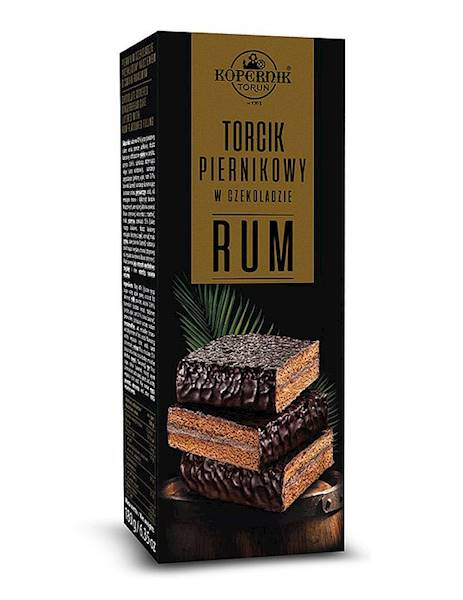 TP Torcik piernikowy RUMOWY w czekoladzie 180g