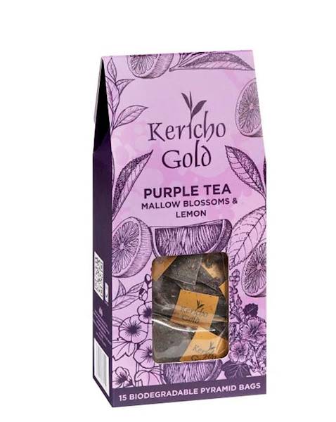 Kericho Gold herbata fioletowa malwa-cytryna 15 to