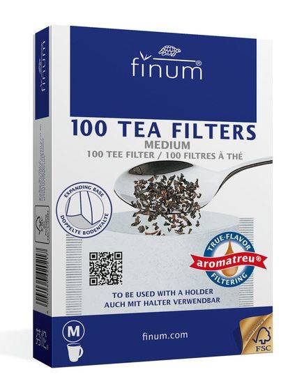 Filtry do herbaty M 100 szt. Finum