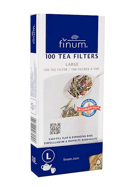 Filtry do herbaty L 100 szt. Finum