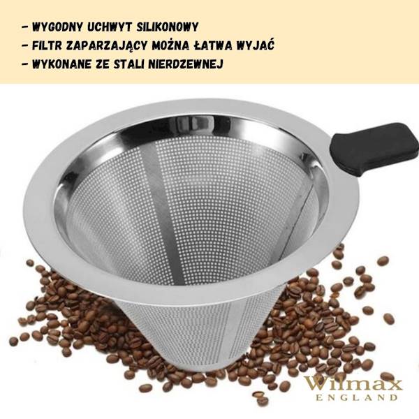 WILMAX Zaparzacz d/kawy+ filtr 950ml WL-888854/A