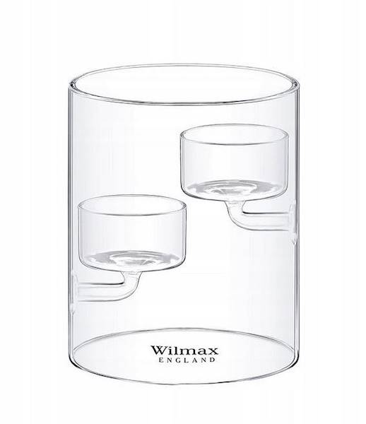 WILMAX Świecznik 2x TeaLight 12 cm WL-888905/A