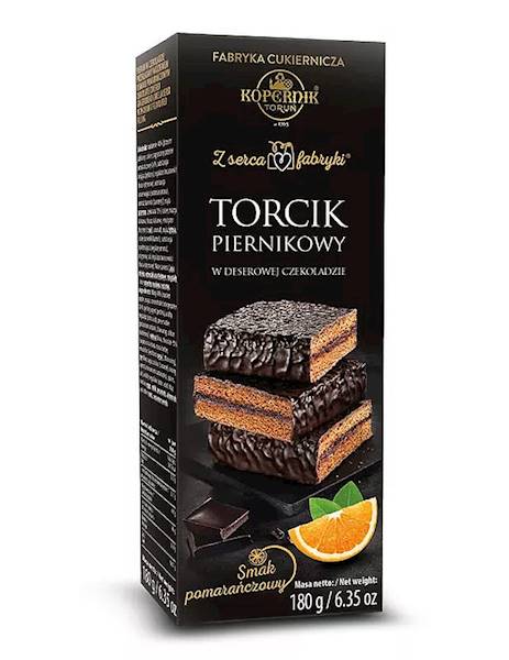 TP Torcik piernikowy POMARAŃCZOWY czekoladzie 180g