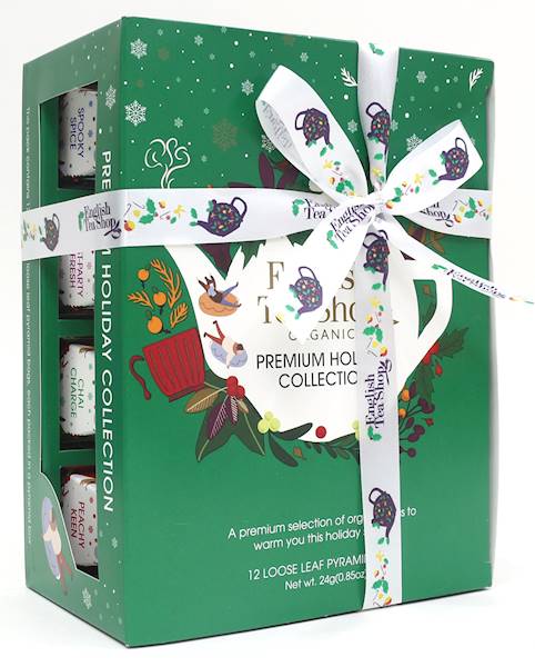 Tea Shop BIO Holiday GREEN prism 12 piramidek