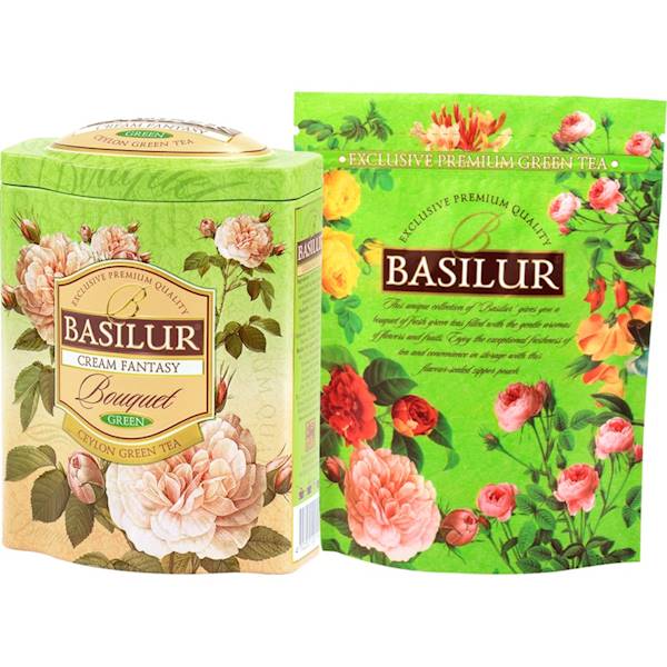 Basi.70146 Cream Fantasy 100g zielona liść puszka