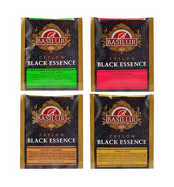 Basi.72190 Assorted Ceylon Black Essence 4x10 x2g 