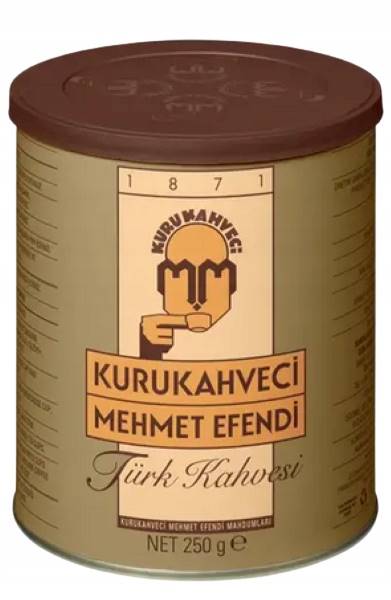 Kawa turecka Mehmet Efendi 250g 100% arabiki mielo