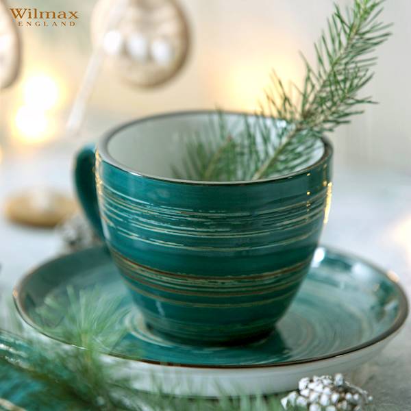 WILMAX filiżanka zielona 300ml WL-669536/A