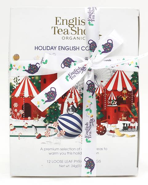 Tea Shop BIO Holiday WHITE prism 12 piramidek